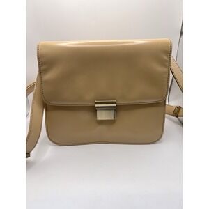 Vintage Worth New York Leather‎ Crossbody With Gold Hardware